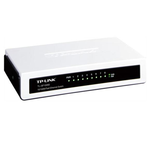 TP-LINK 8port TL-SF1008D 10/100 Yönetilemez Switch Masaüstü